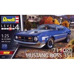 FORD MUSTANG BOSS 351 1971 - ESCALA 1/25 - REVELL 07699