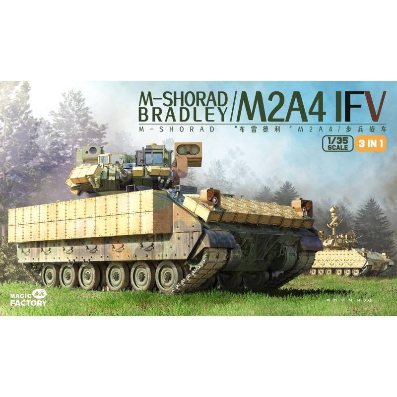 VEHICULO BLINDADO M-2 A4 M-SHORAD BRADLEY IFV -Escala 1/35- MAGIC FACTORY 2004