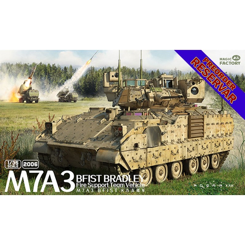 VEHICULO BLINDADO M-7 A3 BRADLEY BFIST -Escala 1/35- MAGIC FACTORY 2006