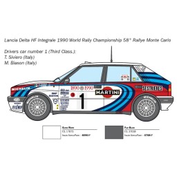 LANCIA DELTA HF INTEGRALE -Escala 1/24- Italeri 3658