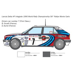 LANCIA DELTA HF INTEGRALE -Escala 1/24- Italeri 3658