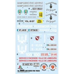 LAND ROVER 109 BOMBEROS (Barcelona) -Escala 1/24- ITALERI 3660