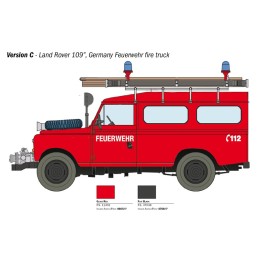 LAND ROVER 109 BOMBEROS (Barcelona) -Escala 1/24- ITALERI 3660