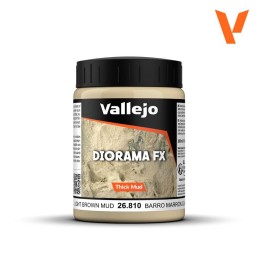 Diorama FX: BARRO MARRON CLARO (200 ml) - Acrylicos Vallejo 26810