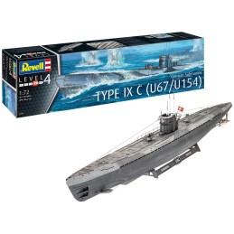 SUBMARINO U-Boot Type IX C Early Turret -Escala 1/72- Revell 05166