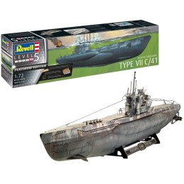 SUBMARINO U-Boot Type VII C/41 -Escala 1/72- Revell 05163