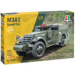 VEHICULO DE EXPLORACION M-3 A1 WHITE -Escala 1/72- Italeri 7063