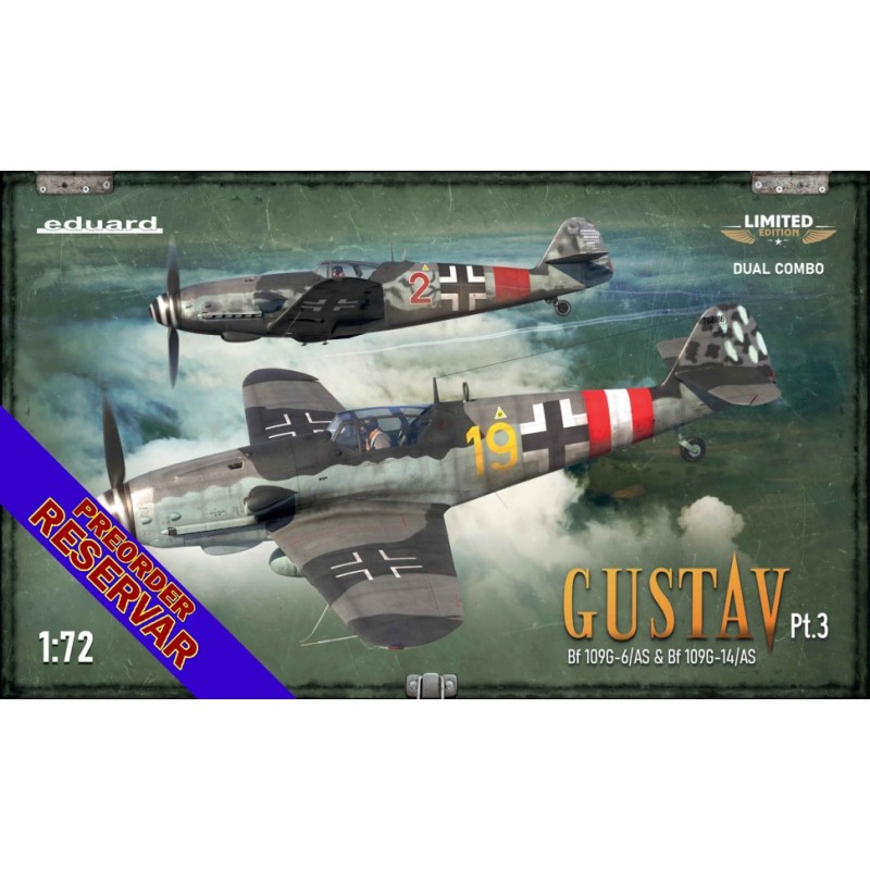 MESSERSCHMITT Bf-109 G GUSTAV Pt. 3 (Dual Combo) -Escala 1/72- Eduard 2150