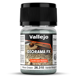 DIORAMA FX: GRAVA VERDE MUSGO 0,1-1mm (35 ml) - Acrylicos Vallejo 26310