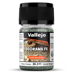 DIORAMA FX: GRAVA VERDE MUSGO 1-2mm (35 ml) - Acrylicos Vallejo 26311