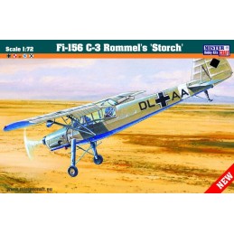 FIESELER Fi-156 C-3 STORCH "Rommel" -Escala 1/72- Mister Hobby Kits Craft 042042 / d-204