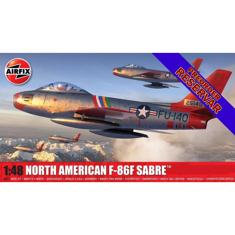 North American F-86F Sabre -Escala 1/48- Airfix A08111