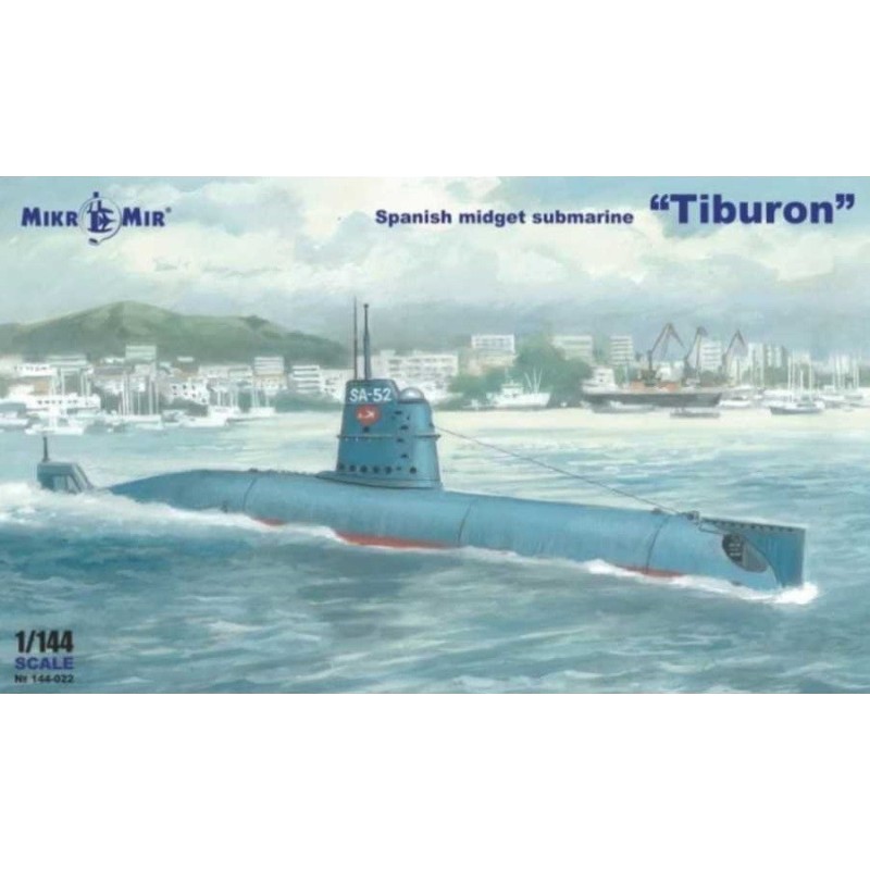 SUBMARINO TIBURON (España) -Escala 1/144- Mikro Mir 144-022