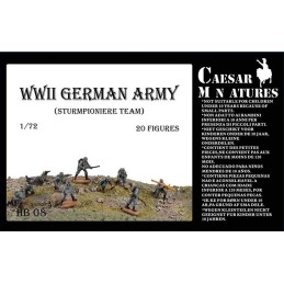 SOLDADOS ALEMANES (Sturmpionier) -Escala 1/72- Caesar Miniatures HB08