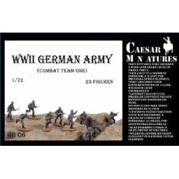 SOLDADOS ALEMANES (Combate Team 1) -Escala 1/72- Caesar Miniatures HB06