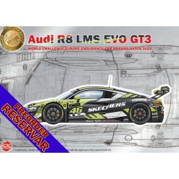 AUDI R8 LMS GT3 "World Challenge Europe Imola 2022" -Escala 1/24- NUNU - BEEMAX PN24044