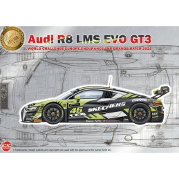 AUDI R8 LMS GT3 "World Challenge Europe Imola 2022" -Escala 1/24- NUNU - BEEMAX PN24044