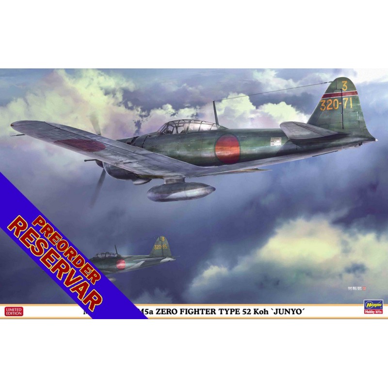 MITSUBISHI A6M5a ZERO Type 52 Koh "JUNYO" -Escala 1/32- Hasegawa 08258