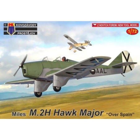 MILES M-2H HAWK MAJOR (España) -Escala 1/72- Kovozavody Prostejov KPM 0282