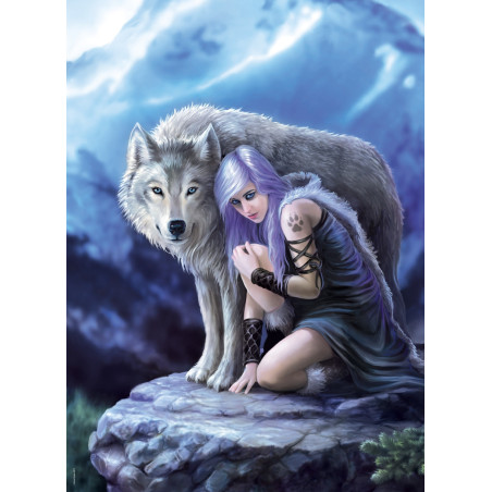 PUZZLE 1000 PZS EL PROTECTOR . ANNE STOKES - CLEMENTONI 39465