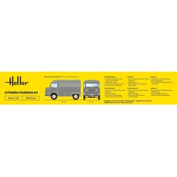 FURGONETA CITROEN TIPO H -Escala 1/24- Heller 80768