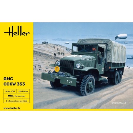 CAMION GMC CCKW 353 -Escala 1/35- Heller 81121