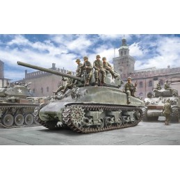 CARRO DE COMBATE M-4 A1 76 mm SHERMAN & Infanteria U.S. Army -Escala 1/35- Italeri 6568