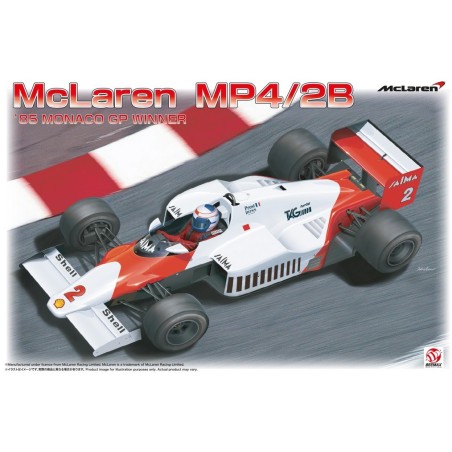 McLAREN MP4/2B "MONACO GP WINNER 1985" -Escala 1/20- Beemax 20001