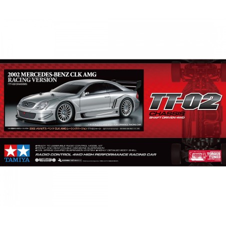 COCHE RC MERCEDES - BENZ CLK TT-02 KIT 1/10 TAMIYA58722