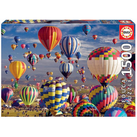 PUZZLE 1500 Pzas HOT AIR BALLONS - Educa 17977