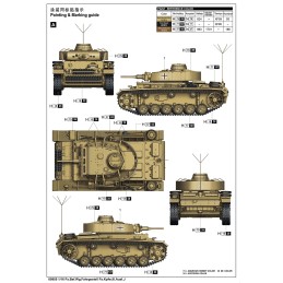 CARRO DE COMBATE Sd. Kfz. 141 Ausf. J Panzer III -Escala 1/16