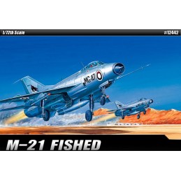 MIKOYAN GUREVICH MIG -21 FISHBED -Escala 1/72- ACADEMY 12442