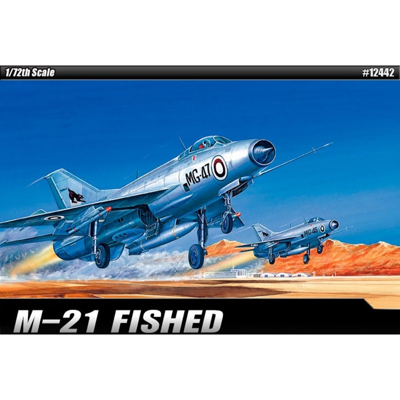 MIKOYAN GUREVICH MIG -21 FISHBED -Escala 1/72- ACADEMY 12442