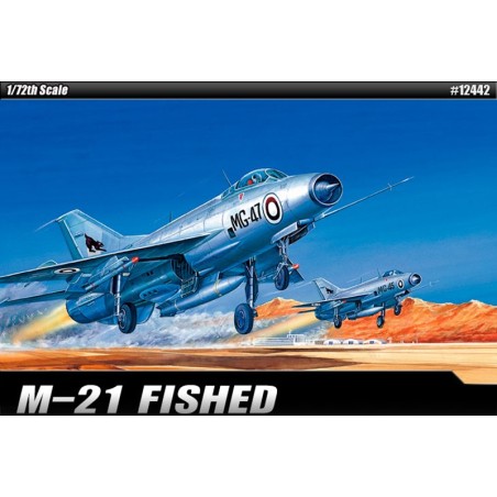 MIKOYAN GUREVICH MIG -21 FISHBED -Escala 1/72- ACADEMY 12442