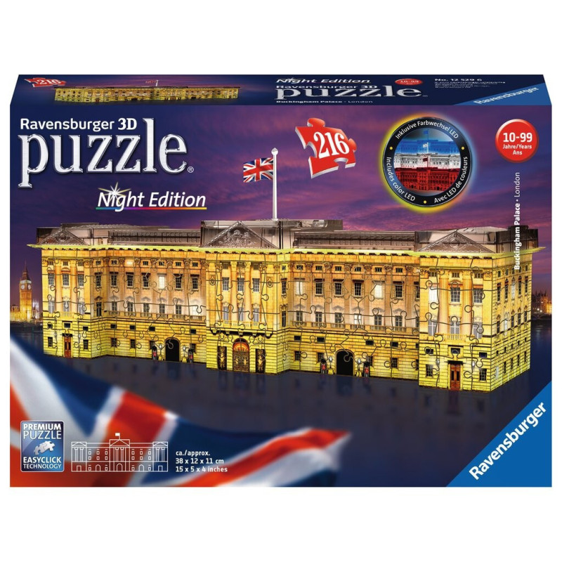 PUZZLE 3D 216 pzas PALACION DE BUCKINGHAM - RAVENSBURGER 12529