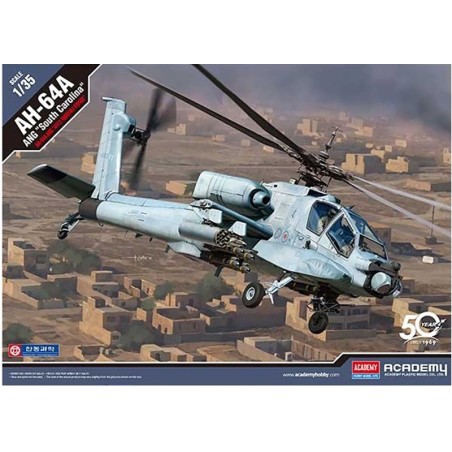 HUGHES AH-64 A APACHE "ANG South Carolina" -Escala 1/35- Academy 12129