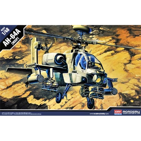 HUGHES AH-64 A APACHE (MSIP) -Escala 1/48- Academy 12262