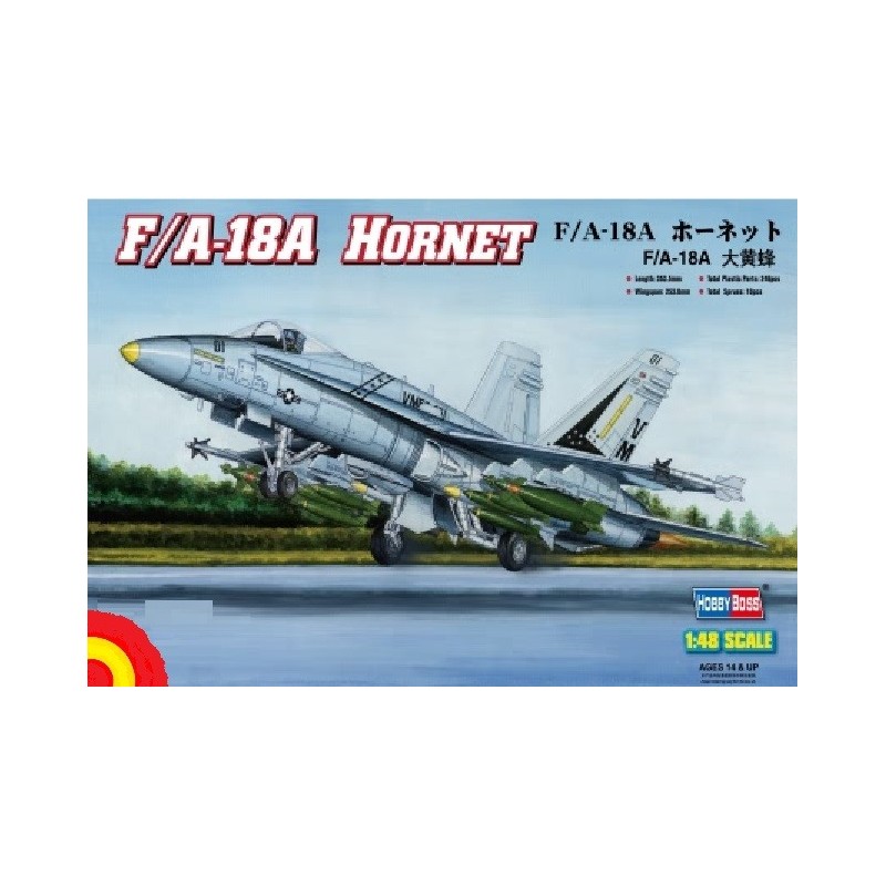 McDONNELL DOUGLAS F/A-18 A HORNET (España) -Escala 1/48- Hobby Boss 80320 ESP