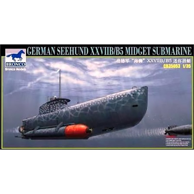 SUBMARINO SEEHUND Type XXVII B /B5 -Escala 1/35- Bronco Models CB35053