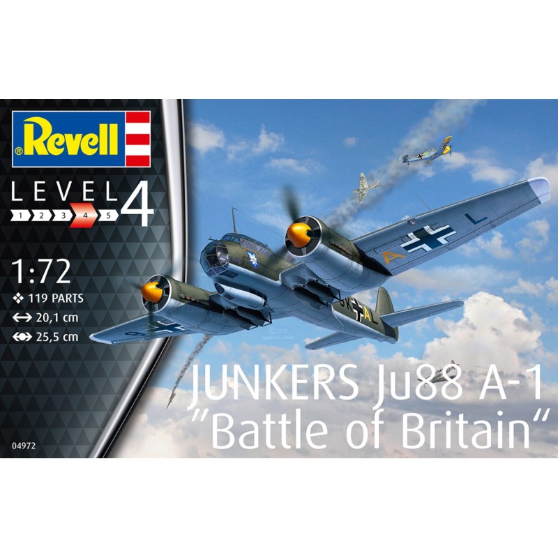 JUNKERS JU-88 A-1 "Battle of Britain" -Escala 1/72- Revell 04972