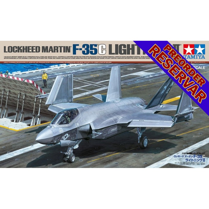 LOCKHEED MARTIN F-35 C LIGHTNING II -Escala 1/48- Tamiya 61127