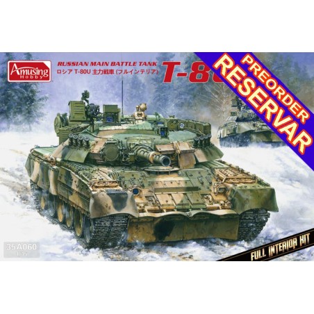 CARRO DE COMBATE T-80 U (Interiores) -Escala 1/35-  Amusing Hobby AH35A060