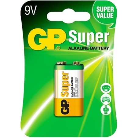 PILA ALCALINA 9V 6LR61 SUPER G-TECH - GP 216251