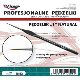 PINCEL PELO NATURAL Nº 1 - Mirage Hobby 100006