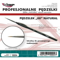 PINCEL PELO NATURAL Nº 00 - Mirage Hobby 100004