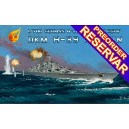 ACORAZADO ALEMAN Clase H HUTTEN (Deluxe Kit) -Escala 1/700- Veri Fire VRF700906DX