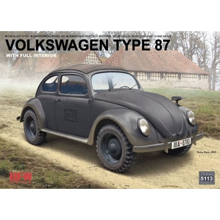 Volkswagen Type 87 (Interiores) -Escala 1/35- RyeField Model 5113