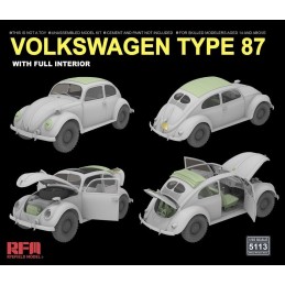 Volkswagen Type 87 (Interiores) -Escala 1/35- RyeField Model 5113