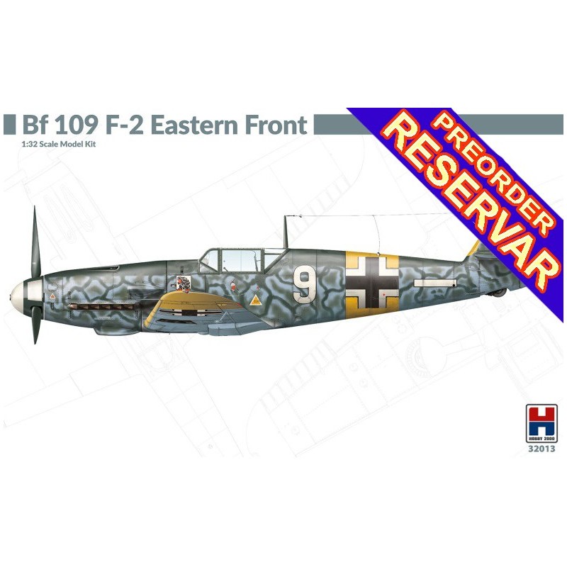 MESSERSCHMITT Bf 109 F-2 "Eastern Front" -Escala 1/32- Hobby 2000 32013