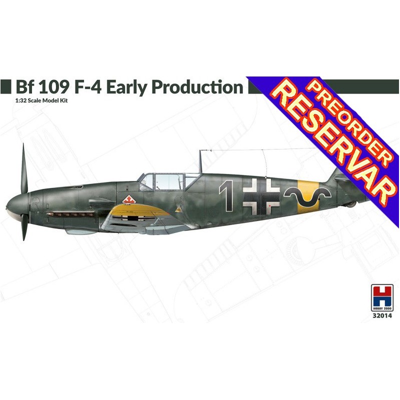 MESSERSCHMITT Bf 109 F-4 Early -Escala 1/32- Hobby 2000 32014